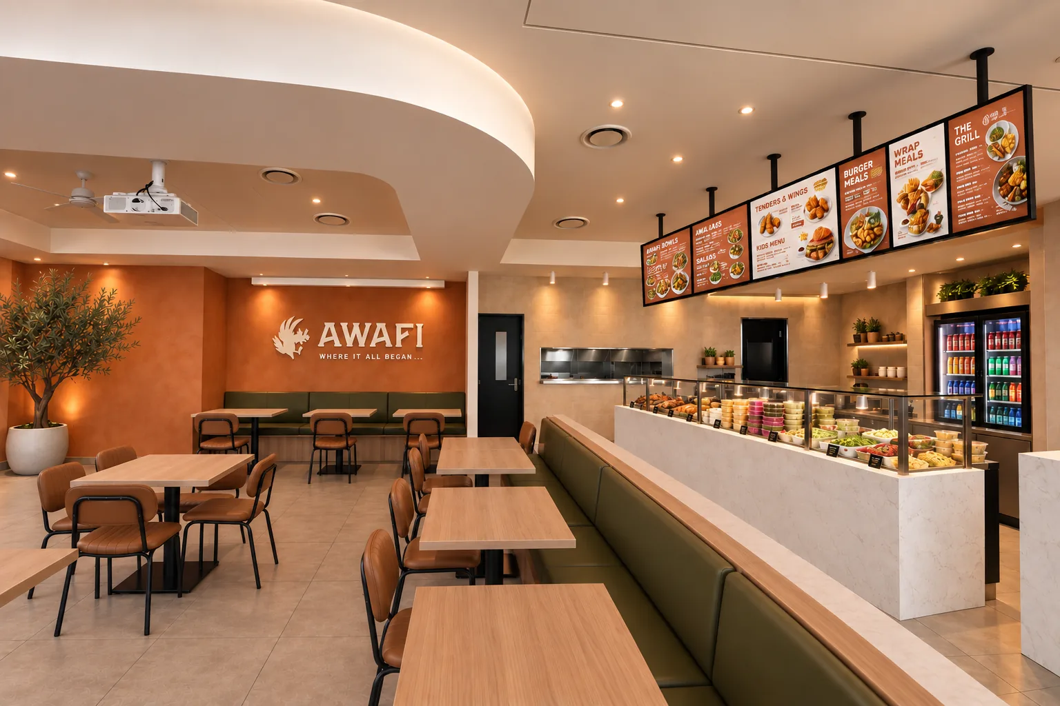 Awafi Moorebank store interior
